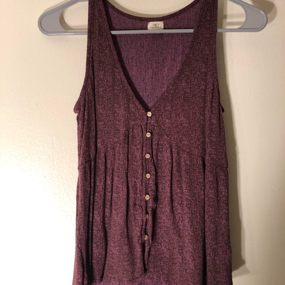 O’Neill button down tank top